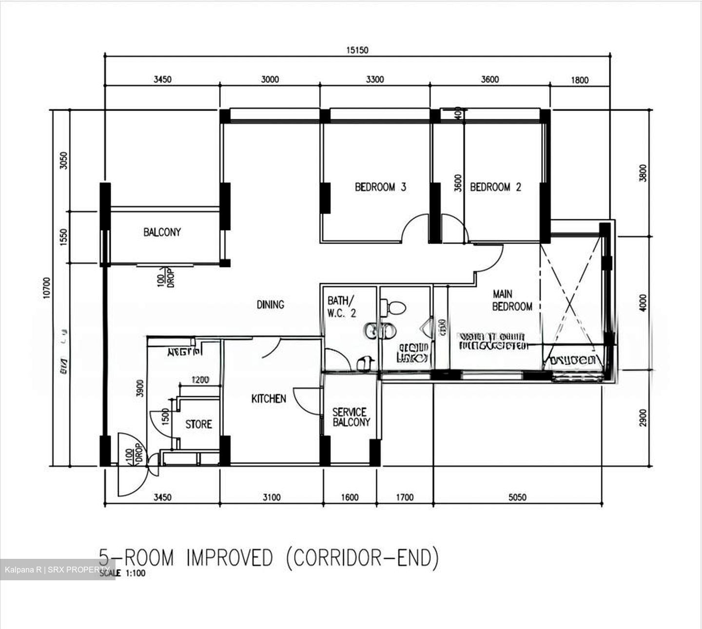 Blk 701 Woodlands Drive 40 (Woodlands), HDB 5 Rooms #535360611